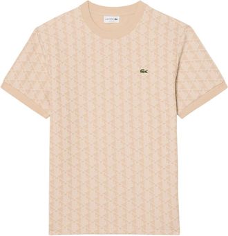 Lacoste Uomo, Top, Beige, L, new