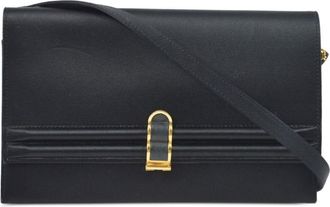 Hermès 1983 satin shoulder bag - women - Satin - One Size - Black