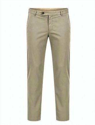 BOSS Beige Concealed Slim Fit Trousers