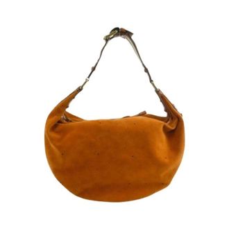 Louis Vuitton Pre-owned Shoulder Bags, female, Brown, Size: ONE SIZE Pre-owned Monogram Suede Shoulder bag