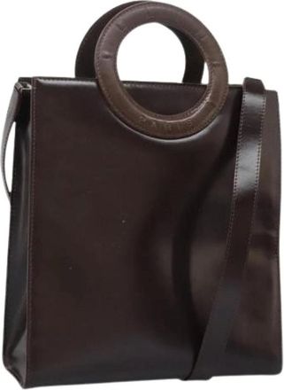 Celine Pre-owned Handbags, female, Brown, Size: ONE SIZE Pre-owned Vintage Leather Handbag