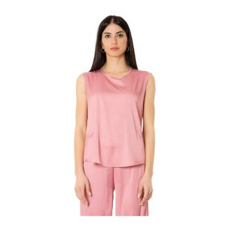 D.exterior Top fluido - - Tops - Donna - Rosa - S