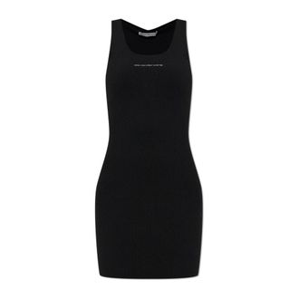 Alexander Wang Alexander Wang, Short Dresses, female, Black, Size: M Logo Dress