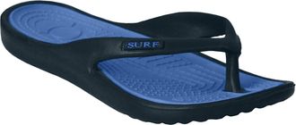 Shoes By Emma Ladies White Pink Eva Toe Post Flip Flop Surf Sandals New Summer Flat Beach Shoe (5 UK, Navy/Blue)