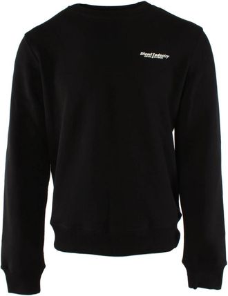 Diesel Sweater - Heren - Sweatshirts - Zwart - S - Katoen - Hoodies & sweatvesten