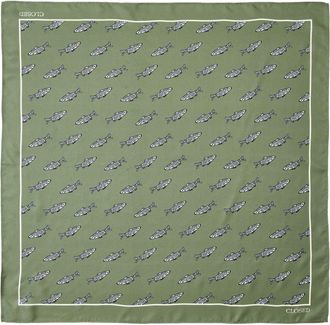 Closed Geschlossener bedruckter Seidenschal