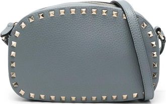 Valentino Garavani Blue Rockstud Small Crossbody Bag