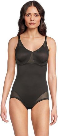 Miraclesuit Shapewear Extra Firm Sexy Sheer Shaping Bodybriefer 2783 Womens Bra Black : 38DD, Cotton/Nylon/Sheer