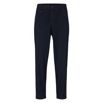 HUGO BOSS Heren Statum Regular-chinos (Donkerblauw)