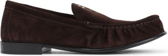 Miu Miu Brown Suede Loafers