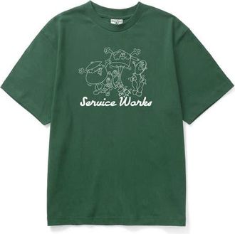Service Works Pots & Pans Graphic T-Shirt in Forest at Nordstrom, Size Xx-Large