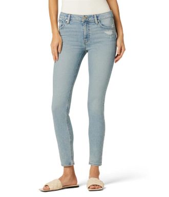 Hudson Womens Hudson Jeans Collin Blue Denim High-Rise Skinny Leg Ankle DDR2200