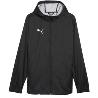 Puma Heren TeamFinal waterdichte, lichtgewicht anorak (Poema Zwart)