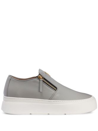 Giuseppe Zanotti Sneakers GZ Mike Zip - Grigio