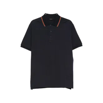 Gucci Web-stripe Piqu&eacute; Polo Shirt