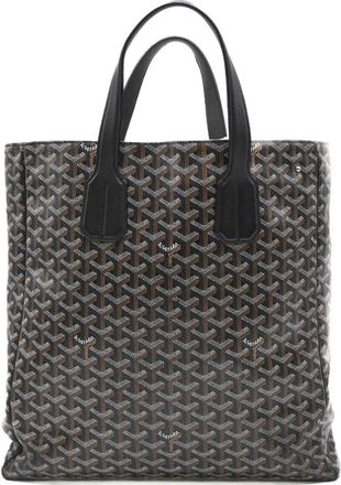 Goyard Sac Voltaire Canvas Leather Handbag (Pre-Owned)