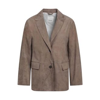 Max Mara Blazers, female, Brown, Size: L Giacca
