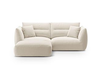 CXL by Christian Lacroix Sof&aacute; esquinero modular 3 plazas de tejido estructural marfil