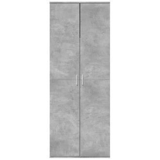 Berkfield Home Highboard Concrete Grey 70x35x180 cm Engineered Wood | Size: 70 x 35 x 180 cm