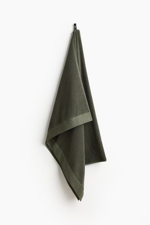 H&M Badelaken aus Baumwollfrottee - Green