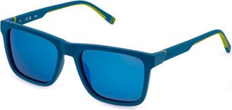 Fila SFID21 R22P Mens Sunglasses Blue Size 56