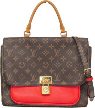 Louis Vuitton Marignan Brown Canvas Handbag (Pre-Owned)