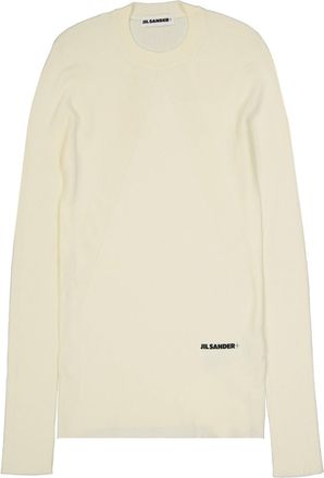 Jil Sander Logo Fitted Jumper