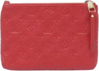 Louis Vuitton Pre-owned Vintage Schoudertas - Dames - Vintage Schoudertas - Rood - ONE Size - Leer - Vintage