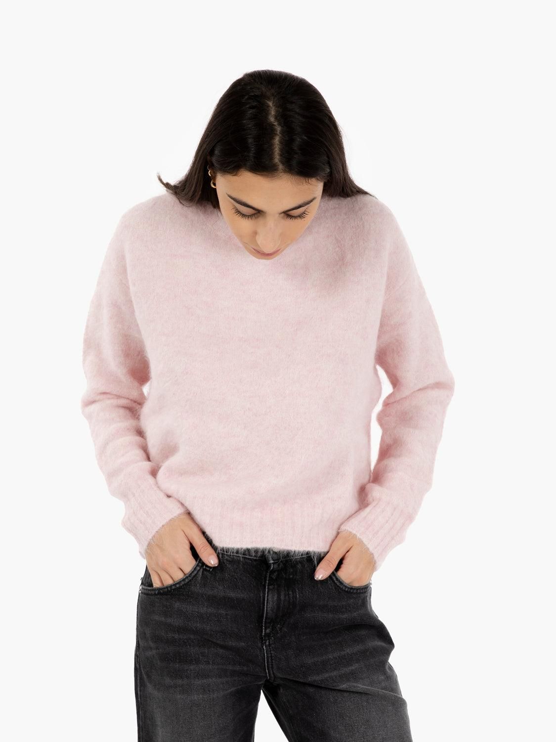 Maglioni girocollo da Donna in Materiale sintetico in saldo fino