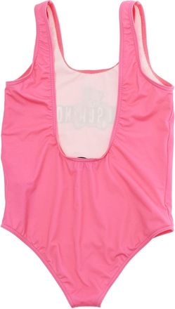 Moschino Girls One-Piece Swimsuit Pink Polyamide Swimsuits Sea Clothing