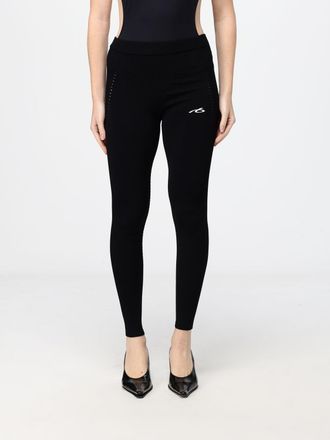 Balenciaga Leggings a vita alta in tessuto tecnico stretch con logo a contrasto
