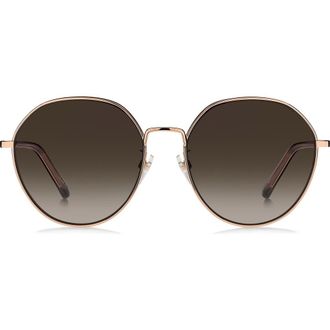 Marc Jacobs MARC 830/F/S 58mm Round Sunglasses in Gold at Nordstrom Rack