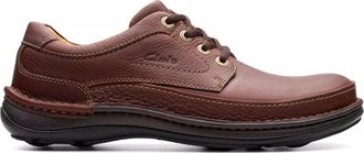 Clarks Nature Three Veterschoen - Heren - Veterschoenen - Bruin - 48 EU - Leer - Schoenen