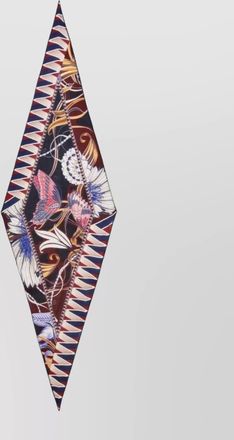 Ferragamo geometric print wool bandeau scarf
