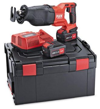 Flex Sierra Pendular 18v Rsp Dw 18.0-ec/5.0 Set En Caja Con 2 Bater&iacute;as + Cargador - 469084