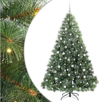 vidaXL &Aacute;rbol De Navidad Artificial Con 300 Led Verde 210 Cm Pe Y Pvc Vidaxl