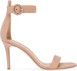 Gianvito Rossi Portofino 85 Sandal in Blush Pink at Nordstrom, Size 37.5