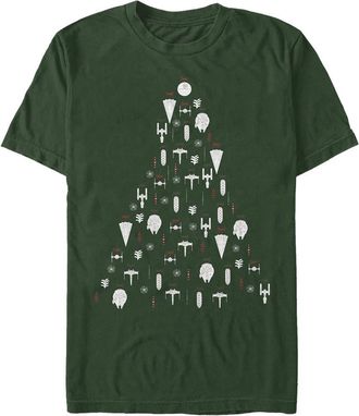 Star Wars Mens Star Wars Galactic Christmas Ornaments Graphic T-Shirt in Dark Green at Nordstrom, Size Xxx-Large