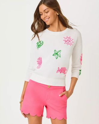 Lilly Pulitzer 5 Buttercup Mid Rise Short