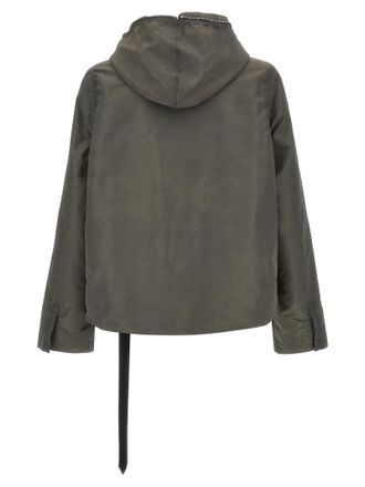 Rick Owens Gimp Zipfront Jacket - Grey