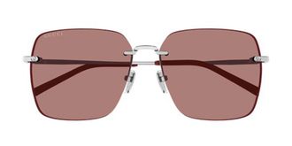 Gucci GG1955SA Asian Fit 003 Womens Sunglasses Red Size 60 - Free RX Lenses - Free RX Lenses