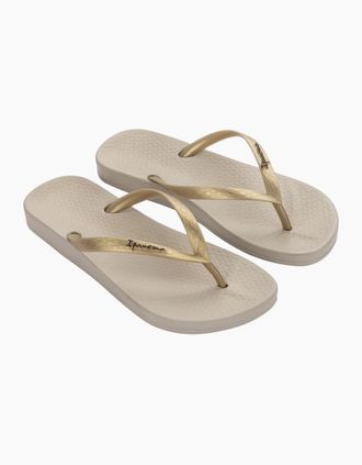 Ipanema Womens Ipanema Womens Anatomica Tan Vegan Flip Flops - Tan/Tan - Size: 5