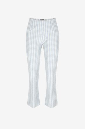 Seductive Schmal geschnittene Jerseyhose mit geometrischem Muster Cindy