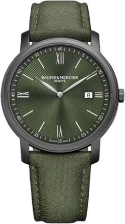 Baume & Mercier Classima Quartz Green Dial Mens Watch M0A10766