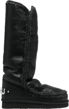 Mou Eskimo 40 Boots - Dames - Winterlaarzen - Zwart - 38 EU - Leer - Schoenen