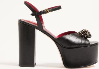 Valentino Garavani Panthea Platform Sandal in Kidskin Leather 125mm Wo