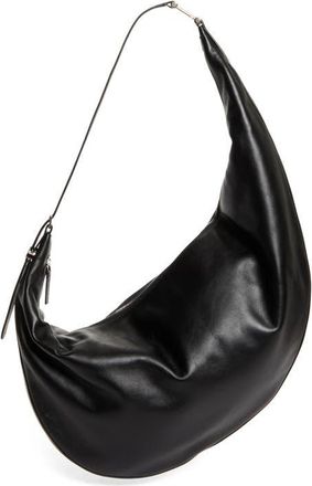 Marni Medium Dot Leather Hobo Bag in 001 - Black at Nordstrom