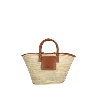 Jacquemus Handbags, female, Beige, Size: ONE SIZE Le Panier Soli