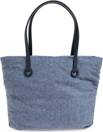J.W.Anderson Small Puffy Anchor Logo Tote Bag Blue >