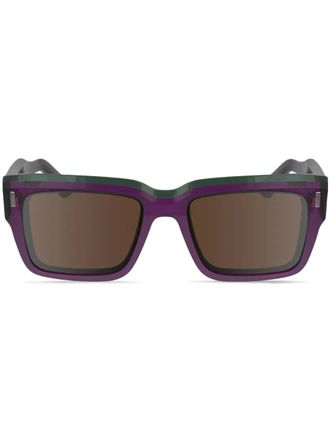 Calvin Klein square-frame sunglasses - Purple